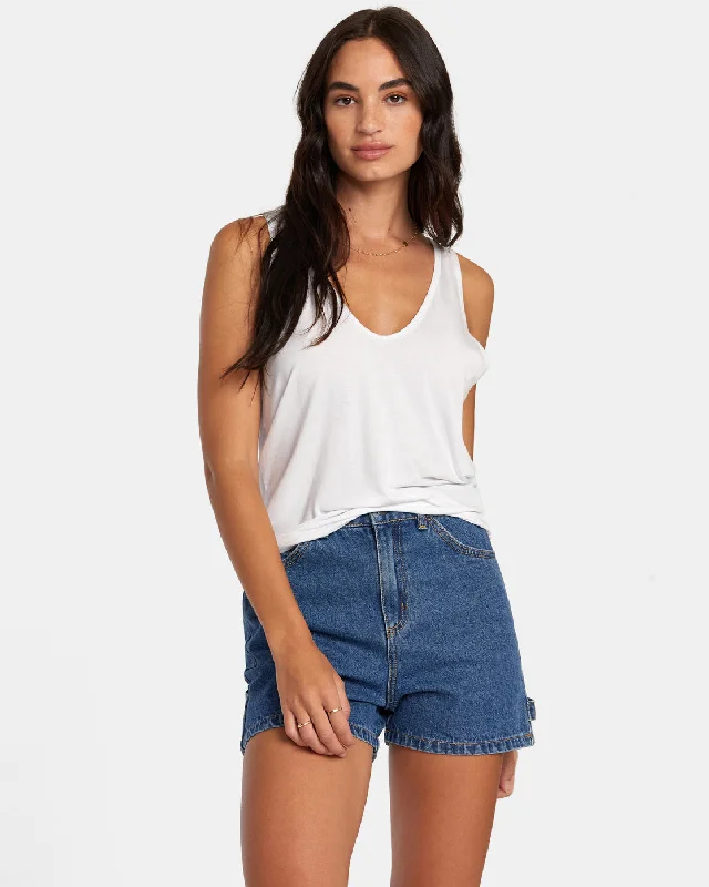 Dayshift Denim Shorts - Blue Rinse