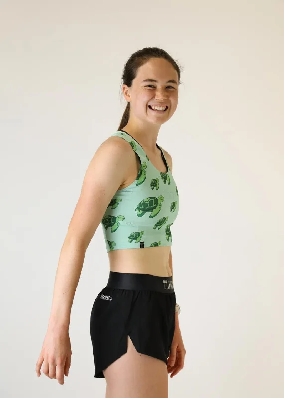 Sea Turtles PWR Crop Top