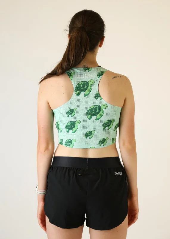 Sea Turtles PWR Crop Top