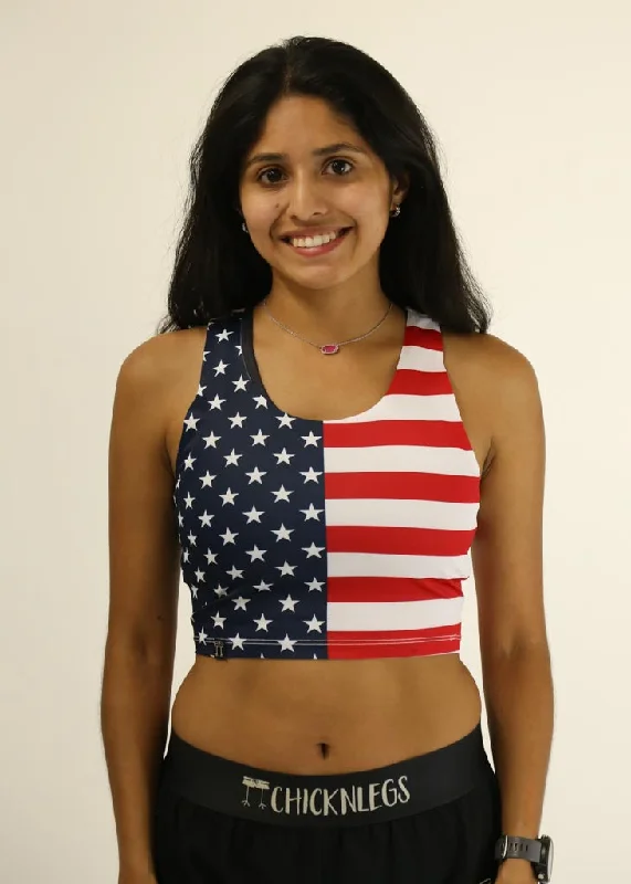 USA PWR Crop Top