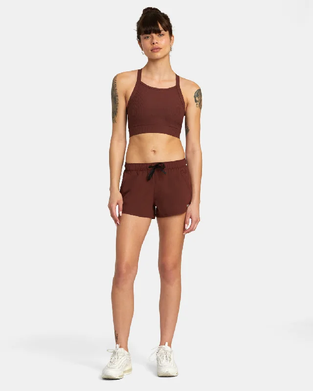 VA Essential Low-Rise Yogger Sport Shorts - Espresso