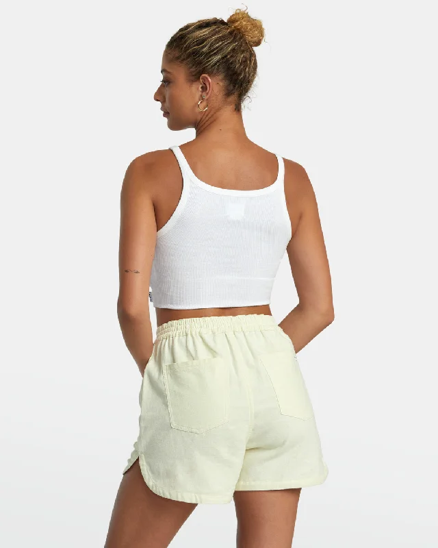 Venice Canvas Canvas Shorts - Natural