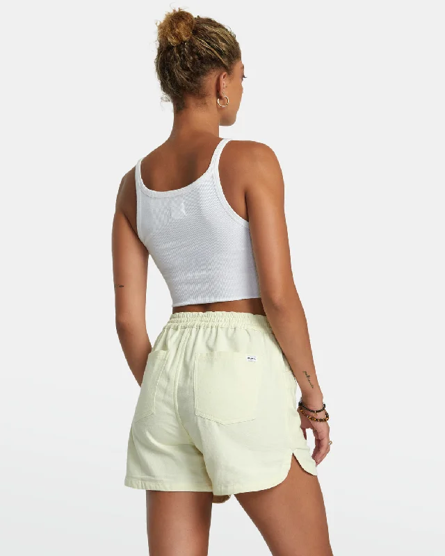 Venice Canvas Canvas Shorts - Natural