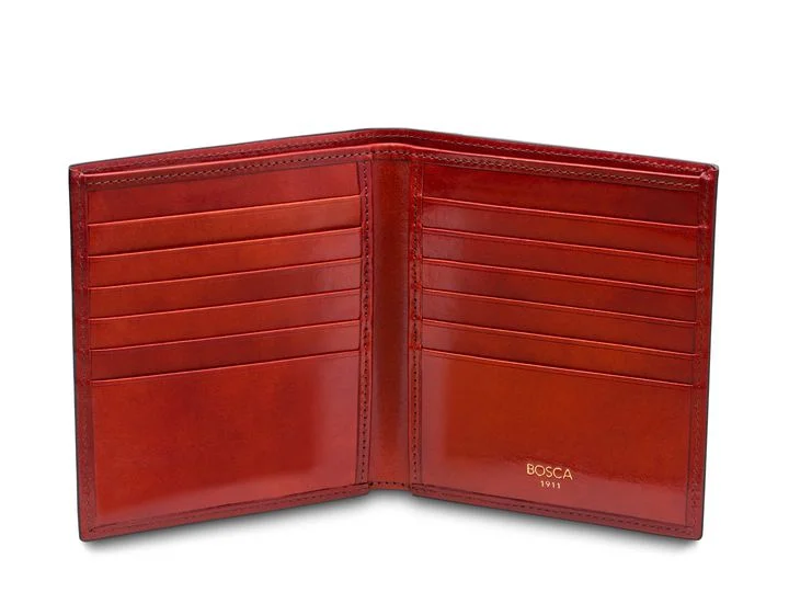 Expandable Travel Toiletry Bags in Clear Plastic for Easy Airport ScreeningBosca 12 Pocket Leather Wallet- $165