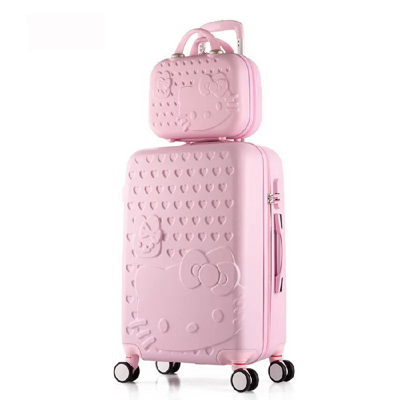 Expandable Travel Toiletry Bags in Clear Plastic for Easy Airport Screening2 Pcs/Set Beautiful 14-Inch Hello Kitty Cosmetic Bag 20 24 28Inch Students Travel Luggage Trolley Expandable Travel Toiletry Bags in Clear Plastic for Easy Airport Screening2 Pcs/Set Beautiful 14-Inch Hello Kitty Cosmetic Bag 20 24 28Inch Students Travel Luggage Trolley