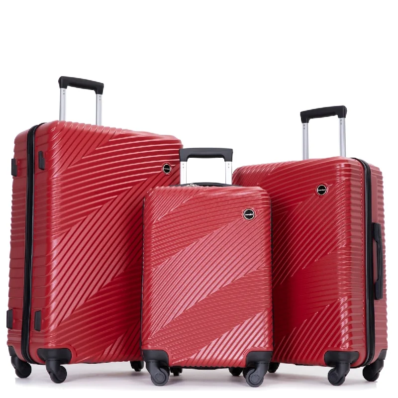 Expandable Travel Toiletry Bags in Clear Plastic for Easy Airport Screening3 Piece Luggage Sets PC+ABS Lightweight Suitcase w/ 2 Hooks & Spinner Wheels Expandable Travel Suitcase w/ TSA Lock, 20/24/28 Expandable Travel Toiletry Bags in Clear Plastic for Easy Airport Screening3 Piece Luggage Sets PC+ABS Lightweight Suitcase w/ 2 Hooks & Spinner Wheels Expandable Travel Suitcase w/ TSA Lock, 20/24/28