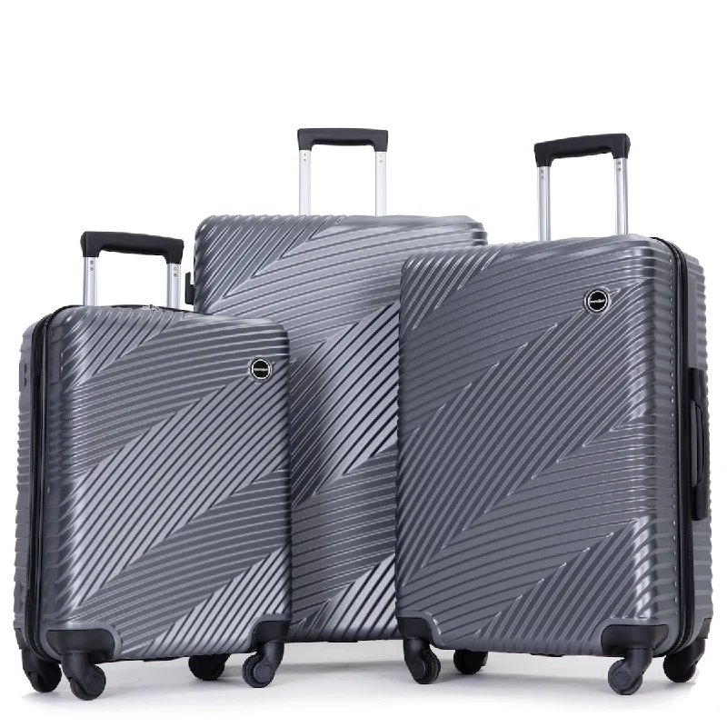 Travel Bag ID Card Holders in Clear Vinyl with Lanyards3 Piece Luggage Sets PC+ABS Lightweight Suitcase w/ 2 Hooks & Spinner Wheels Expandable Travel Suitcase w/ TSA Lock, 20/24/28 Travel Bag ID Card Holders in Clear Vinyl with Lanyards3 Piece Luggage Sets PC+ABS Lightweight Suitcase w/ 2 Hooks & Spinner Wheels Expandable Travel Suitcase w/ TSA Lock, 20/24/28
