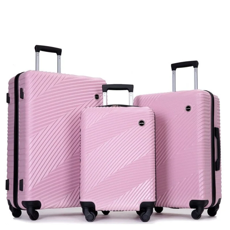 Travel Jewelry Organizers in Velvet with Multiple Compartments in Purple3 Piece PC+ABS Suitcase Luggage Sets with Two Hooks and Spinner Wheels,Pink Travel Jewelry Organizers in Velvet with Multiple Compartments in Purple3 Piece PC+ABS Suitcase Luggage Sets with Two Hooks and Spinner Wheels,Pink