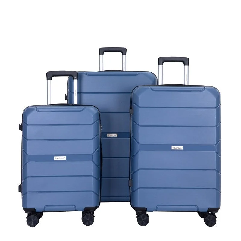 Detachable Travel Bag Shoulder Straps in Beige with Cushioned Pads3PCS Hardshell Suitcase PP Luggage Sets with TSA Lock,20"/24"/28" Detachable Travel Bag Shoulder Straps in Beige with Cushioned Pads3PCS Hardshell Suitcase PP Luggage Sets with TSA Lock,20"/24"/28"