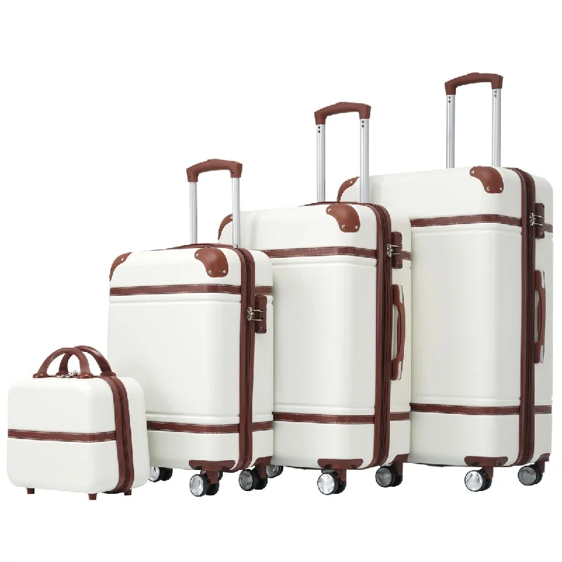 Travel Shoe Bags in Polyester with Ventilation Holes in Khaki4-Piece Hard Shell Luggage Set Lightweight Carry on Luggage Spinner Suitcase Cosmetic Case w/ TSA Lock Travel Set (12/20/24/28) Travel Shoe Bags in Polyester with Ventilation Holes in Khaki4-Piece Hard Shell Luggage Set Lightweight Carry on Luggage Spinner Suitcase Cosmetic Case w/ TSA Lock Travel Set (12/20/24/28)