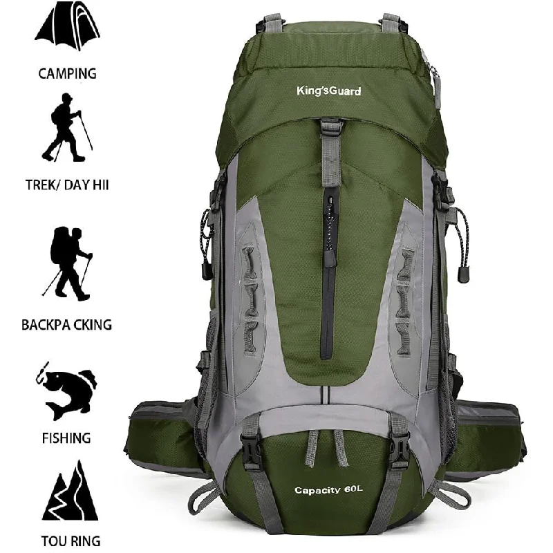 Lightweight Nylon Travel Organizer Pouches in Multicolor for Neat Packing60L Hiking Backpack Men Women Camping Backpack Waterproof Backpacking Mountaineering Climbing Daypack (Lake Blue) Lightweight Nylon Travel Organizer Pouches in Multicolor for Neat Packing60L Hiking Backpack Men Women Camping Backpack Waterproof Backpacking Mountaineering Climbing Daypack (Lake Blue)