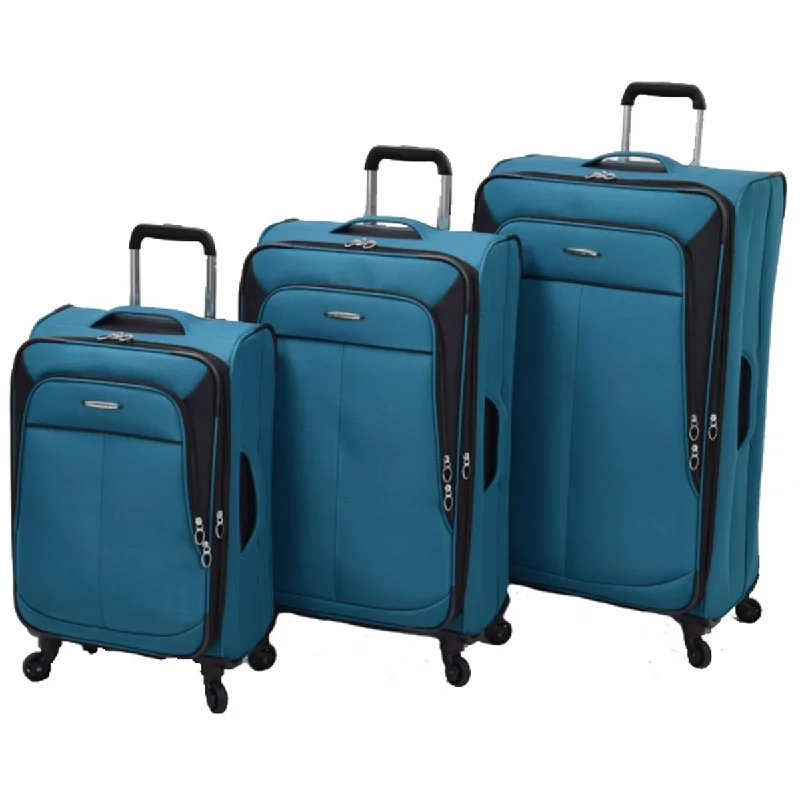Women's Travel - Friendly Backpack Rain Covers in Transparent MaterialAdolfo Collage 3 Piece Luggage Set Women's Travel - Friendly Backpack Rain Covers in Transparent MaterialAdolfo Collage 3 Piece Luggage Set