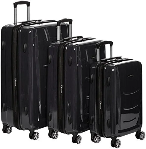 Detachable Travel Bag Shoulder Straps in Beige with Cushioned PadsAmazonbasics Hardshell Spinner, 3 Piece Set - 20", 24", 28", Slate Grey Detachable Travel Bag Shoulder Straps in Beige with Cushioned PadsAmazonbasics Hardshell Spinner, 3 Piece Set - 20", 24", 28", Slate Grey