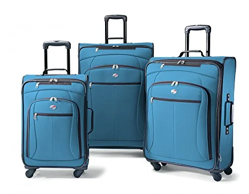Adjustable Luggage Straps in Pink with Reflective Stripes for Night TravelAmerican Tourister At Pops Plus 3 Piece Nested Set, Morrocan Blue Adjustable Luggage Straps in Pink with Reflective Stripes for Night TravelAmerican Tourister At Pops Plus 3 Piece Nested Set, Morrocan Blue