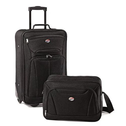 Travel Shoe Bags in Polyester with Ventilation Holes in KhakiAmerican Tourister Luggage Fieldbrook Ii 2 Piece Set, Black, One Size Travel Shoe Bags in Polyester with Ventilation Holes in KhakiAmerican Tourister Luggage Fieldbrook Ii 2 Piece Set, Black, One Size