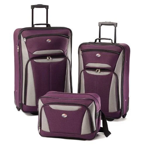 Travel Neck Pillow Covers in Soft Fleece in Gray for ComfortAmerican Tourister Luggage Fieldbrook Ii 3 Piece Set, Purple/Grey New Travel Neck Pillow Covers in Soft Fleece in Gray for ComfortAmerican Tourister Luggage Fieldbrook Ii 3 Piece Set, Purple/Grey New