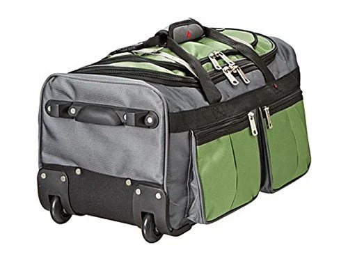Women's TSA - Approved Luggage Locks in Rose Gold for Secure TravelAthalon 22" 15 Pocket Wheeling Duffel Carry On Bag, Green. 521-Green Grass