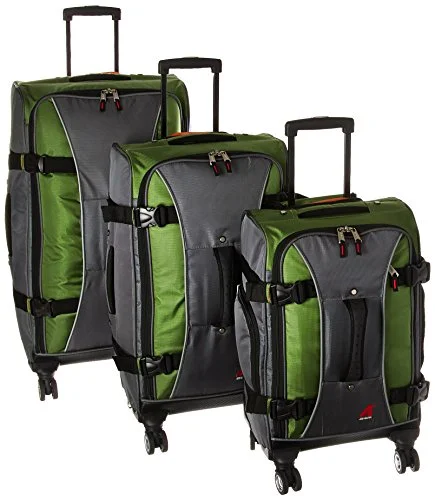 Travel - Size Toiletry Bottles with Leak - Proof Caps in ClearAthalon Hybrid Spinners Luggage 3 Pc Set Grass, Grass Green/Gray Travel - Size Toiletry Bottles with Leak - Proof Caps in ClearAthalon Hybrid Spinners Luggage 3 Pc Set Grass, Grass Green/Gray