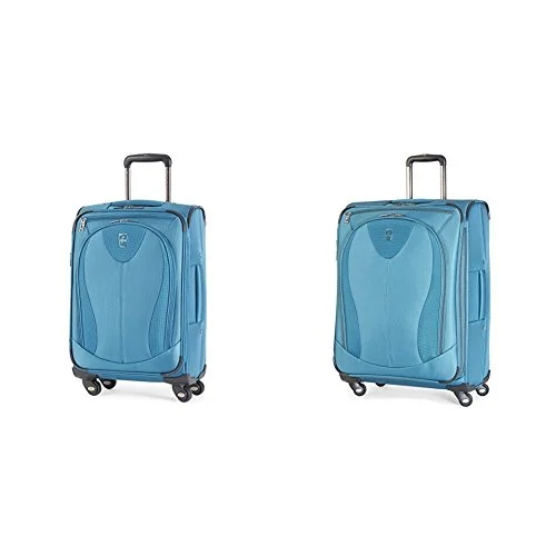 Travel - Size Toiletry Bottles with Leak - Proof Caps in ClearAtlantic Luggage Ultra Lite 3 2 Piece Set (21" And 25" Spinners), Turquoise Travel - Size Toiletry Bottles with Leak - Proof Caps in ClearAtlantic Luggage Ultra Lite 3 2 Piece Set (21" And 25" Spinners), Turquoise