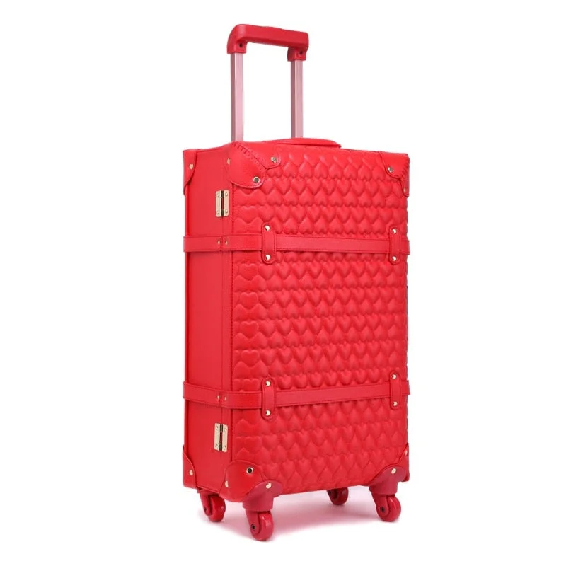 Foldable Travel Laundry Bags in Floral Print for Keeping Clothes OrganizedChinese Red Pu Leather Travel Luggage,High Quality Bride Trolley Luggage Set,12 22 24Inches Vintage Foldable Travel Laundry Bags in Floral Print for Keeping Clothes OrganizedChinese Red Pu Leather Travel Luggage,High Quality Bride Trolley Luggage Set,12 22 24Inches Vintage
