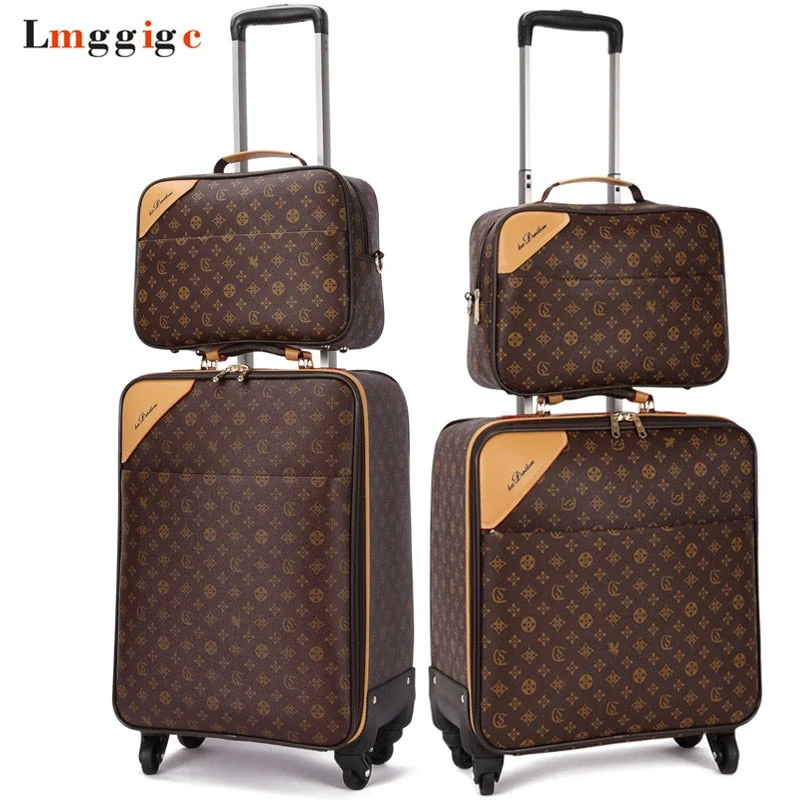 Leather - Trimmed Travel Laptop Sleeves in Burgundy for ProtectionClassic Travel Suitcase Set ,Brand Rolling Luggage Bag,Waterproof Pvc Business Trolley Leather - Trimmed Travel Laptop Sleeves in Burgundy for ProtectionClassic Travel Suitcase Set ,Brand Rolling Luggage Bag,Waterproof Pvc Business Trolley