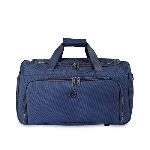 Travel Bag ID Card Holders in Clear Vinyl with LanyardsCloe Classic Duffle Bag in Blue Navy Color Travel Bag ID Card Holders in Clear Vinyl with LanyardsCloe Classic Duffle Bag in Blue Navy Color