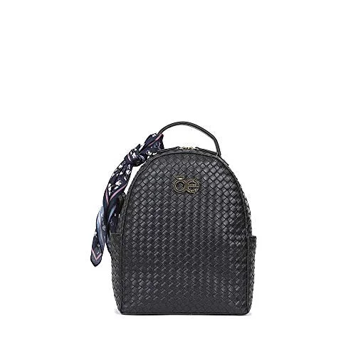 Foldable Travel Laundry Bags in Floral Print for Keeping Clothes OrganizedCloe Knitted-like Backpack with Floral Print Scarf in Black Color Foldable Travel Laundry Bags in Floral Print for Keeping Clothes OrganizedCloe Knitted-like Backpack with Floral Print Scarf in Black Color