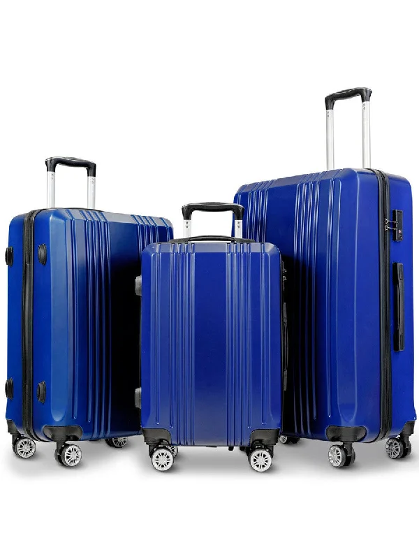 Travel Jewelry Organizers in Velvet with Multiple Compartments in PurpleCostway 3Pc Luggage Set 20'' 24'' 28'' Travel Trolley Suitcase W/Tsa Lock Spinner Travel Jewelry Organizers in Velvet with Multiple Compartments in PurpleCostway 3Pc Luggage Set 20'' 24'' 28'' Travel Trolley Suitcase W/Tsa Lock Spinner