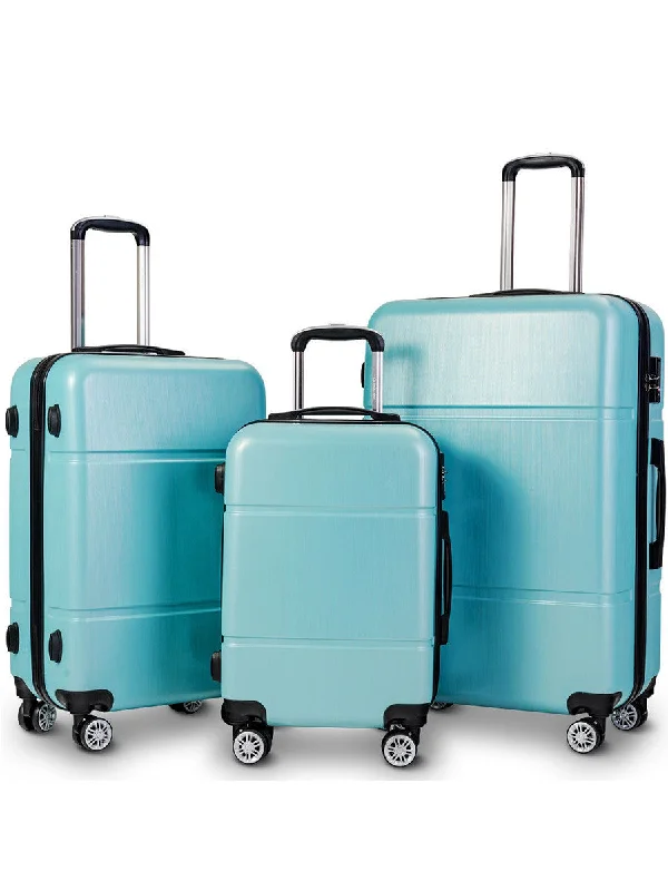 Lightweight Nylon Travel Organizer Pouches in Multicolor for Neat PackingCostway 3Pc Luggage Set 20'' 24'' 28'' Trolley Suitcase Abs+Pc Spinner W/Tsa Lock Lightweight Nylon Travel Organizer Pouches in Multicolor for Neat PackingCostway 3Pc Luggage Set 20'' 24'' 28'' Trolley Suitcase Abs+Pc Spinner W/Tsa Lock