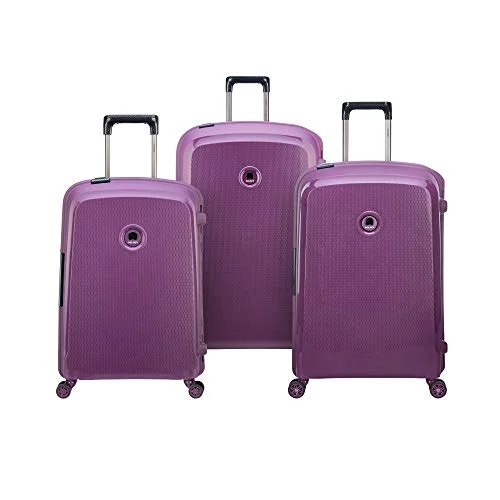 Foldable Travel Laundry Bags in Floral Print for Keeping Clothes OrganizedDELSEY Paris Delsey Belfort DLX 3 Piece Luggage Set, Purple Foldable Travel Laundry Bags in Floral Print for Keeping Clothes OrganizedDELSEY Paris Delsey Belfort DLX 3 Piece Luggage Set, Purple