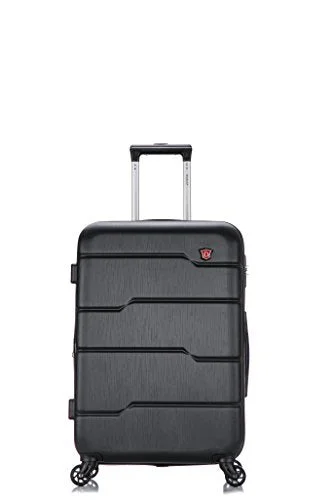 Leather - Trimmed Travel Laptop Sleeves in Burgundy for ProtectionDukap Luggage Rodez Lightweight Hardside Spinner 24'' Inches Black Leather - Trimmed Travel Laptop Sleeves in Burgundy for ProtectionDukap Luggage Rodez Lightweight Hardside Spinner 24'' Inches Black