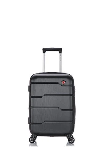 Compression Packing Cubes in Black and White for Saving Luggage SpaceDukap Rodez Lightweight Hardside Spinner 20'' Inches Carry-On Black Compression Packing Cubes in Black and White for Saving Luggage SpaceDukap Rodez Lightweight Hardside Spinner 20'' Inches Carry-On Black