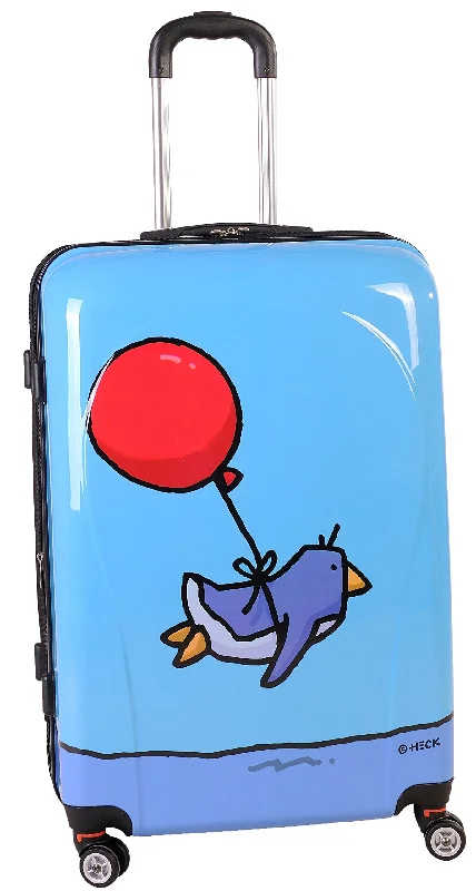 Women's Travel Makeup Bags with Mirror in Pink and BlackEd Heck Flying Penguin Hardside Spinner Luggage 28 Inch, Sky Blue, One Size Women's Travel Makeup Bags with Mirror in Pink and BlackEd Heck Flying Penguin Hardside Spinner Luggage 28 Inch, Sky Blue, One Size