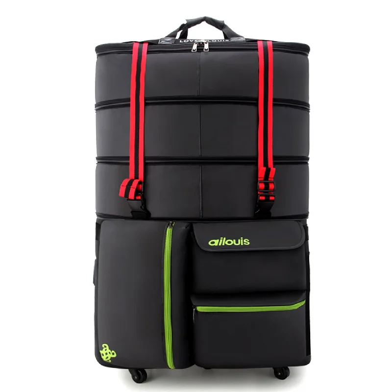 Travel - Size Toiletry Bottles with Leak - Proof Caps in ClearExtra Large Expandable Lightweight Luggage Rolling Duffel Bag (XXL) with Wheels Travelling Foldable Suitcase Travel - Size Toiletry Bottles with Leak - Proof Caps in ClearExtra Large Expandable Lightweight Luggage Rolling Duffel Bag (XXL) with Wheels Travelling Foldable Suitcase