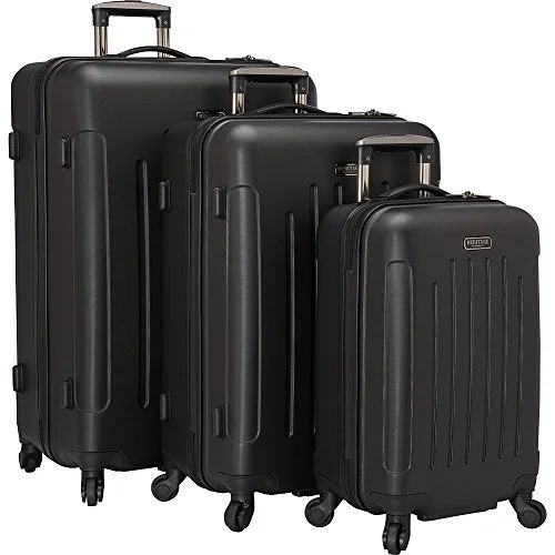 Compression Packing Cubes in Black and White for Saving Luggage SpaceHeritage Lincoln Park 3 Piece Luggage Set, Black Compression Packing Cubes in Black and White for Saving Luggage SpaceHeritage Lincoln Park 3 Piece Luggage Set, Black