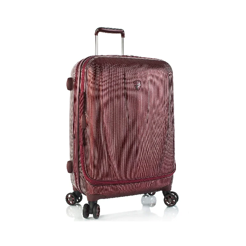 Travel Jewelry Organizers in Velvet with Multiple Compartments in PurpleHeys America Vantage SmartLuggage 26" Spinner (Burgundy) Travel Jewelry Organizers in Velvet with Multiple Compartments in PurpleHeys America Vantage SmartLuggage 26" Spinner (Burgundy)