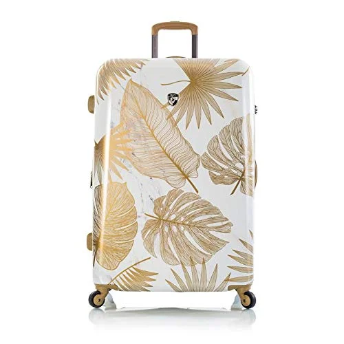 Leather - Trimmed Travel Laptop Sleeves in Burgundy for ProtectionHeys Oasis White/Gold Leaf 30" Fashion Spinner Luggage Leather - Trimmed Travel Laptop Sleeves in Burgundy for ProtectionHeys Oasis White/Gold Leaf 30" Fashion Spinner Luggage