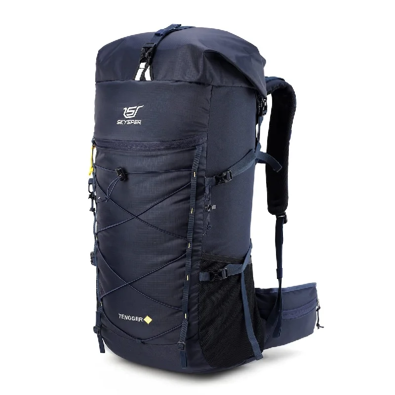 Compression Packing Cubes in Black and White for Saving Luggage SpaceHiking Backpack, 50L/60L Backpacking Backpack for Camping Travel, Lightweight Waterproof Outdoor Pack for Men Women Compression Packing Cubes in Black and White for Saving Luggage SpaceHiking Backpack, 50L/60L Backpacking Backpack for Camping Travel, Lightweight Waterproof Outdoor Pack for Men Women
