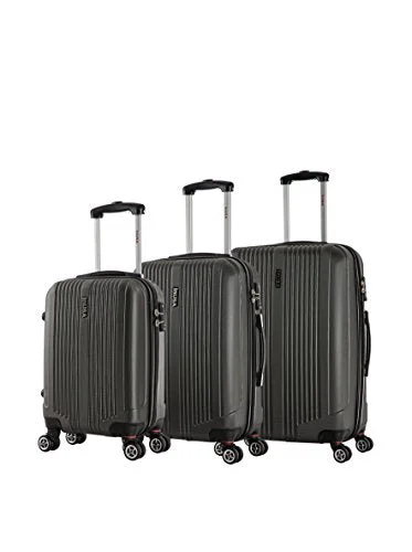 Adjustable Luggage Straps in Pink with Reflective Stripes for Night TravelInusa San Francisco 3-Piece Lightweight Hardside Spinner Luggage Set (Charcoal) Adjustable Luggage Straps in Pink with Reflective Stripes for Night TravelInusa San Francisco 3-Piece Lightweight Hardside Spinner Luggage Set (Charcoal)