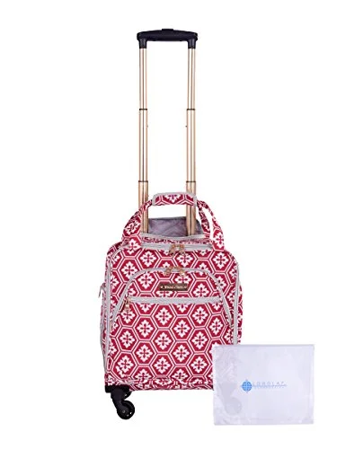 Anti - Theft Crossbody Travel Bags with RFID Protection in Gray for City TripsJenni Chan Adra 2-Piece Set 15" Spinner 311 Bag Travel Tote, Red, One Size Anti - Theft Crossbody Travel Bags with RFID Protection in Gray for City TripsJenni Chan Adra 2-Piece Set 15" Spinner 311 Bag Travel Tote, Red, One Size