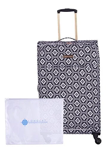 Travel Shoe Bags in Polyester with Ventilation Holes in KhakiJenni Chan Adra 2-Piece Set 28" Upright Spinner + 311 Bag, Black/White Travel Shoe Bags in Polyester with Ventilation Holes in KhakiJenni Chan Adra 2-Piece Set 28" Upright Spinner + 311 Bag, Black/White