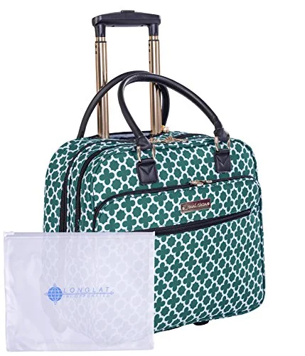 Women's Travel - Friendly Backpack Rain Covers in Transparent MaterialJenni Chan Medley 2-Piece Set 18" Wheeled 311 Bag Travel Tote, Green, One Size Women's Travel - Friendly Backpack Rain Covers in Transparent MaterialJenni Chan Medley 2-Piece Set 18" Wheeled 311 Bag Travel Tote, Green, One Size