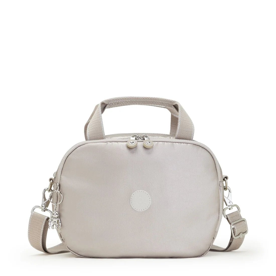 Detachable Travel Bag Shoulder Straps in Beige with Cushioned PadsKipling Palm Beach GM Toiletry Bag - Metallic Glow Detachable Travel Bag Shoulder Straps in Beige with Cushioned PadsKipling Palm Beach GM Toiletry Bag - Metallic Glow