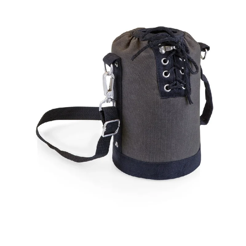 Travel Shoe Bags in Polyester with Ventilation Holes in KhakiLEGACY® Insulated Growler Tote, (Grey with Black) Travel Shoe Bags in Polyester with Ventilation Holes in KhakiLEGACY® Insulated Growler Tote, (Grey with Black)