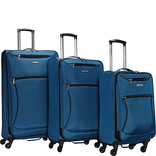 Hanging Travel Toiletry Bags with Multiple Pockets in TealLeisure Luggage Vector Featherweights 360 3 Piece Luggage Set Hanging Travel Toiletry Bags with Multiple Pockets in TealLeisure Luggage Vector Featherweights 360 3 Piece Luggage Set