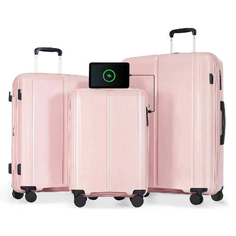 Compression Packing Cubes in Black and White for Saving Luggage SpaceLuggage Sets 3 Piece Suitcase Set 20/24/28 Compression Packing Cubes in Black and White for Saving Luggage SpaceLuggage Sets 3 Piece Suitcase Set 20/24/28