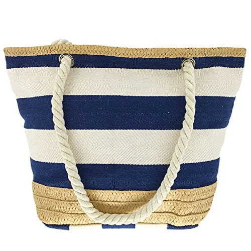 Women's Travel - Friendly Backpack Rain Covers in Transparent MaterialMelime X-Large Travel Shoulder Beach Tote Bag With Handmade Woven Straw Binding, Cotton Rope
