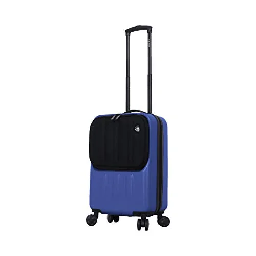 Travel Bag ID Card Holders in Clear Vinyl with LanyardsMia Toro Furbo Smart Italy Hardside Spinner Luggage 20 Inch Carry-on, Blue