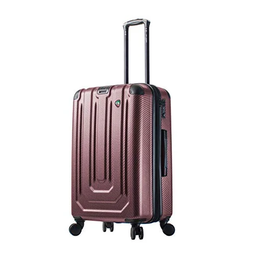 Waterproof Travel Duffel Bag Covers in Black for Protecting Your LuggageMia Toro Italy Angolo Hardside 26 Inch Spinner Luggage, Burgundy