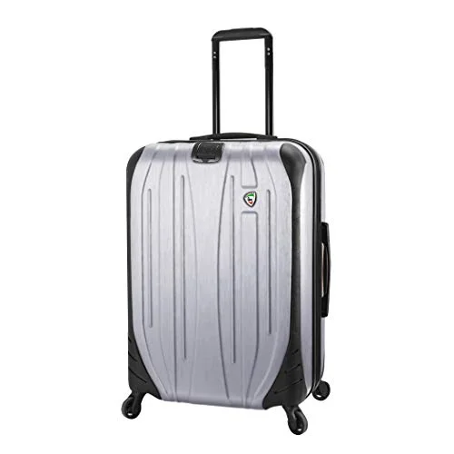 Foldable Travel Laundry Bags in Floral Print for Keeping Clothes OrganizedMia Toro Italy Compaz Hard Side 28" Spinner Luggage, SILVER